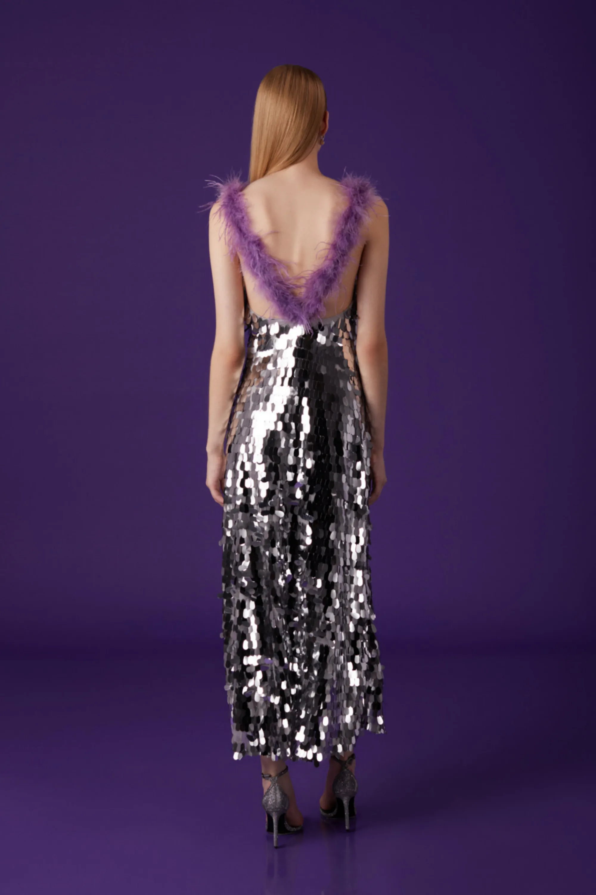 Sequined Long Dress (Final Sale)