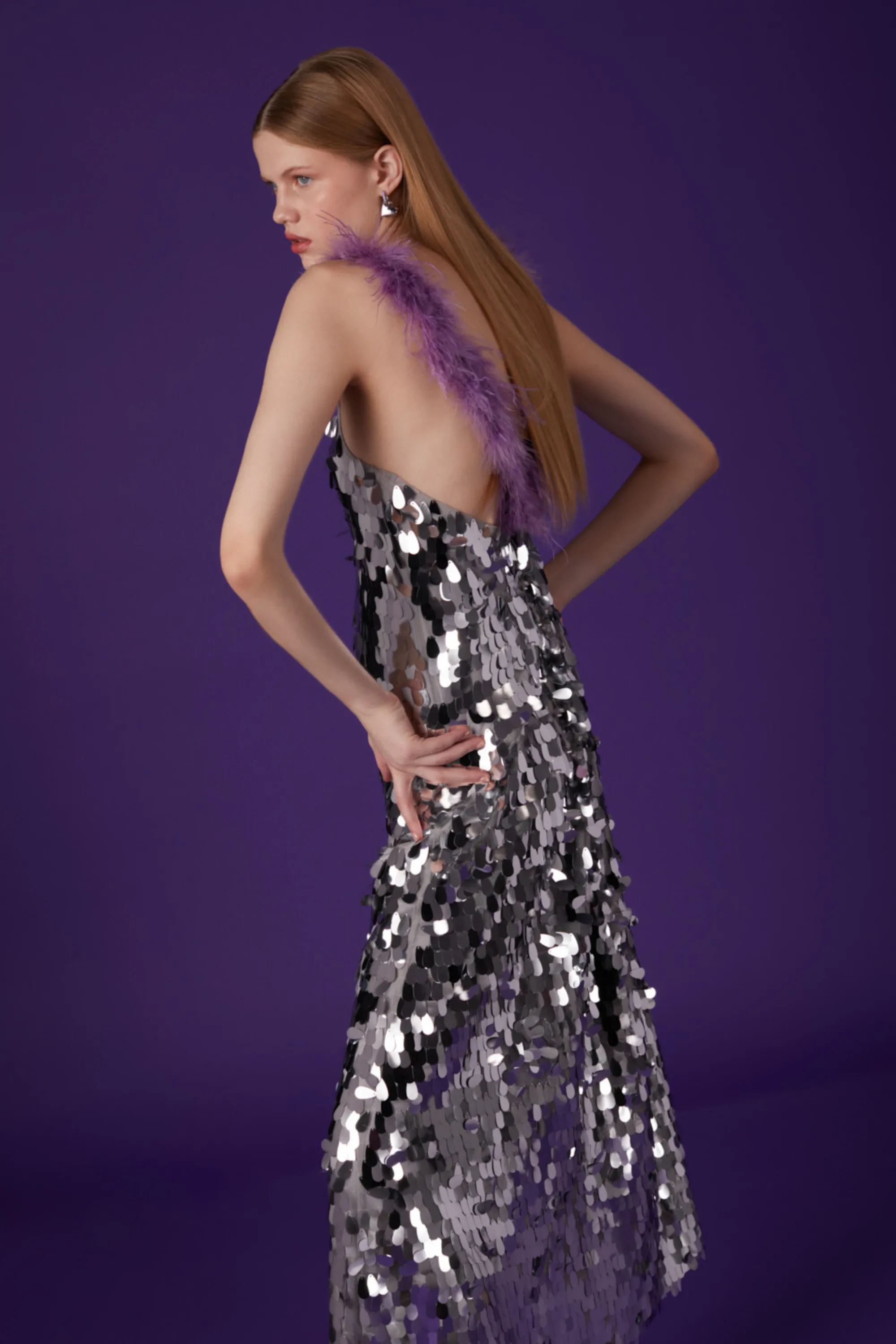 Sequined Long Dress (Final Sale)