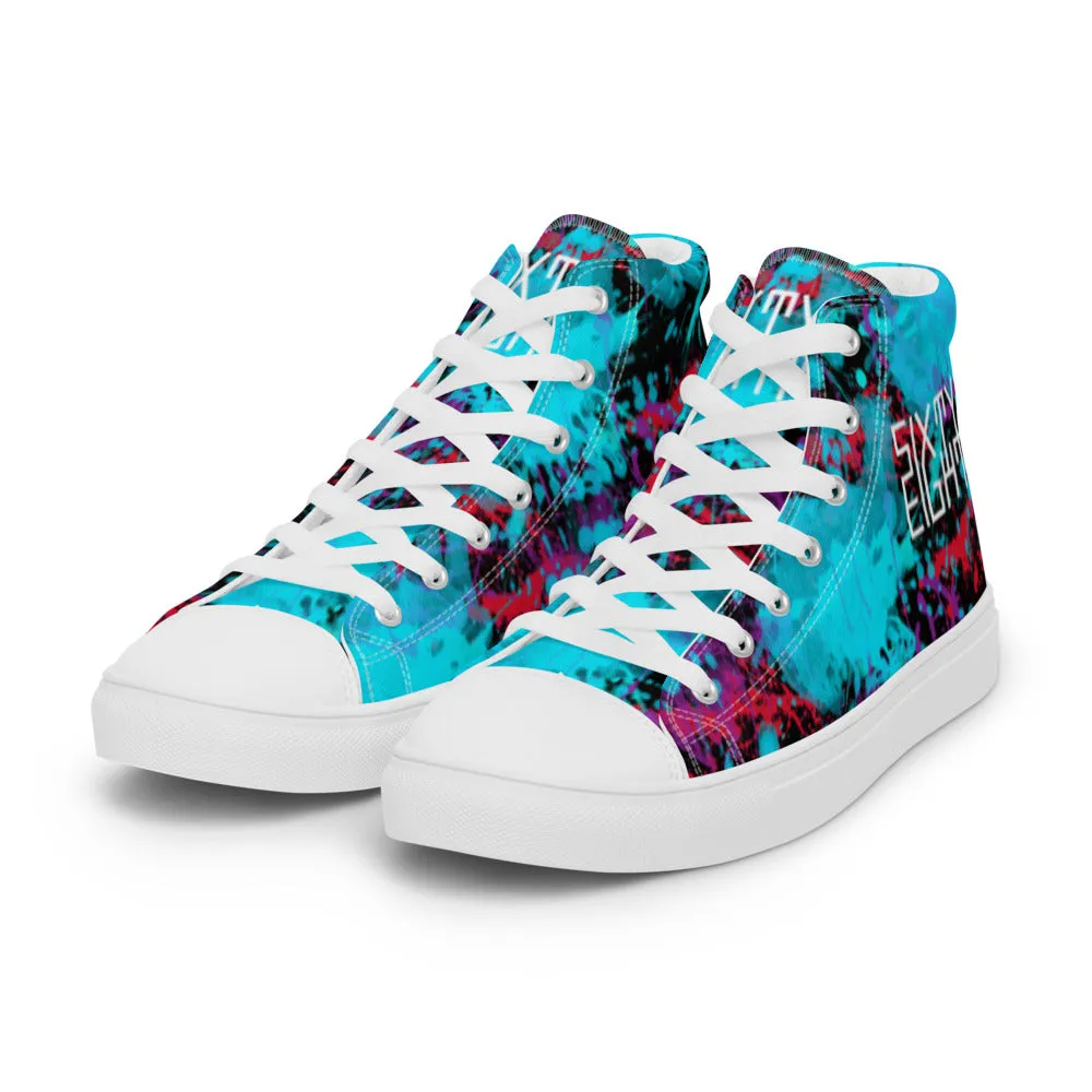 Sixty Eight 93 Logo White Splatter #1.2 Women's High Top Shoes