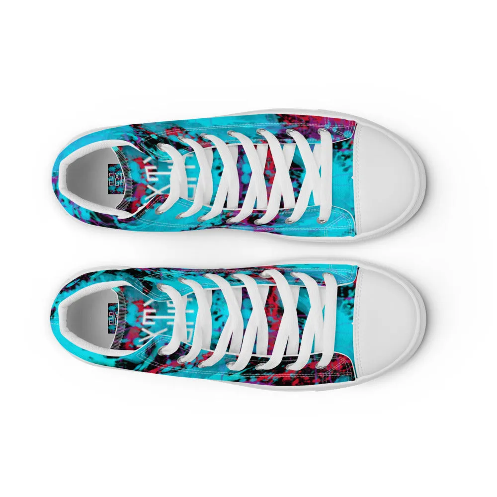 Sixty Eight 93 Logo White Splatter #1.2 Women's High Top Shoes