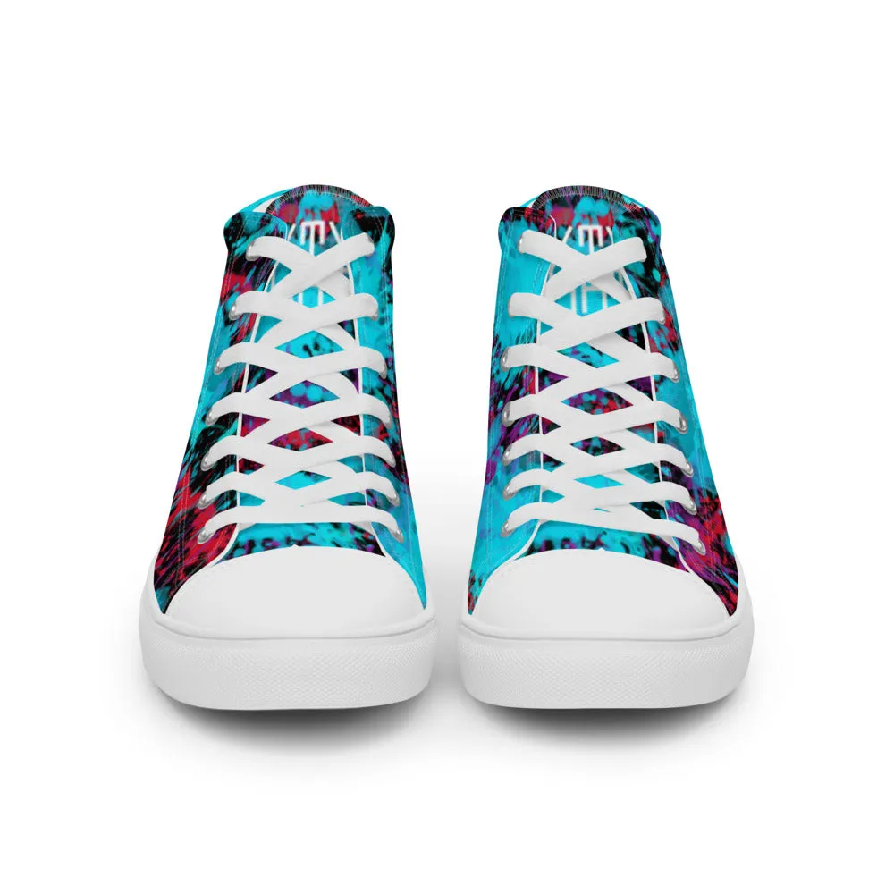 Sixty Eight 93 Logo White Splatter #1.2 Women's High Top Shoes