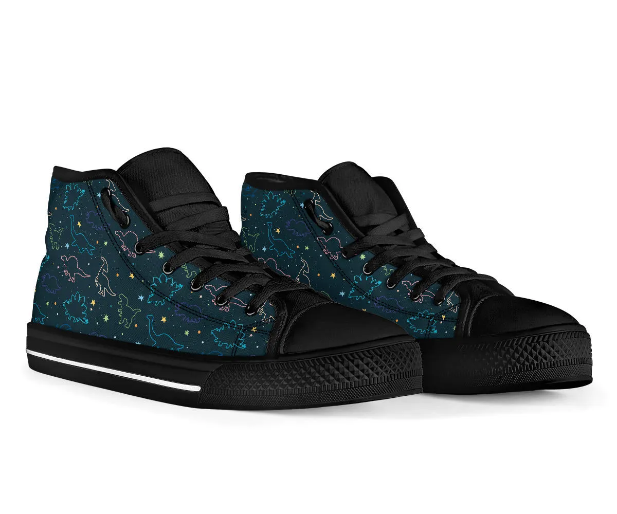 Space Dinos - Dinosaur High Tops