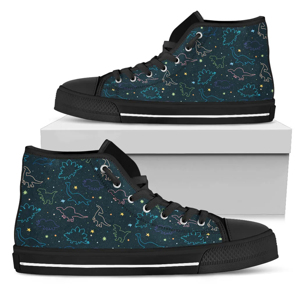 Space Dinos - Dinosaur High Tops