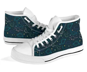 Space Dinos - Dinosaur High Tops