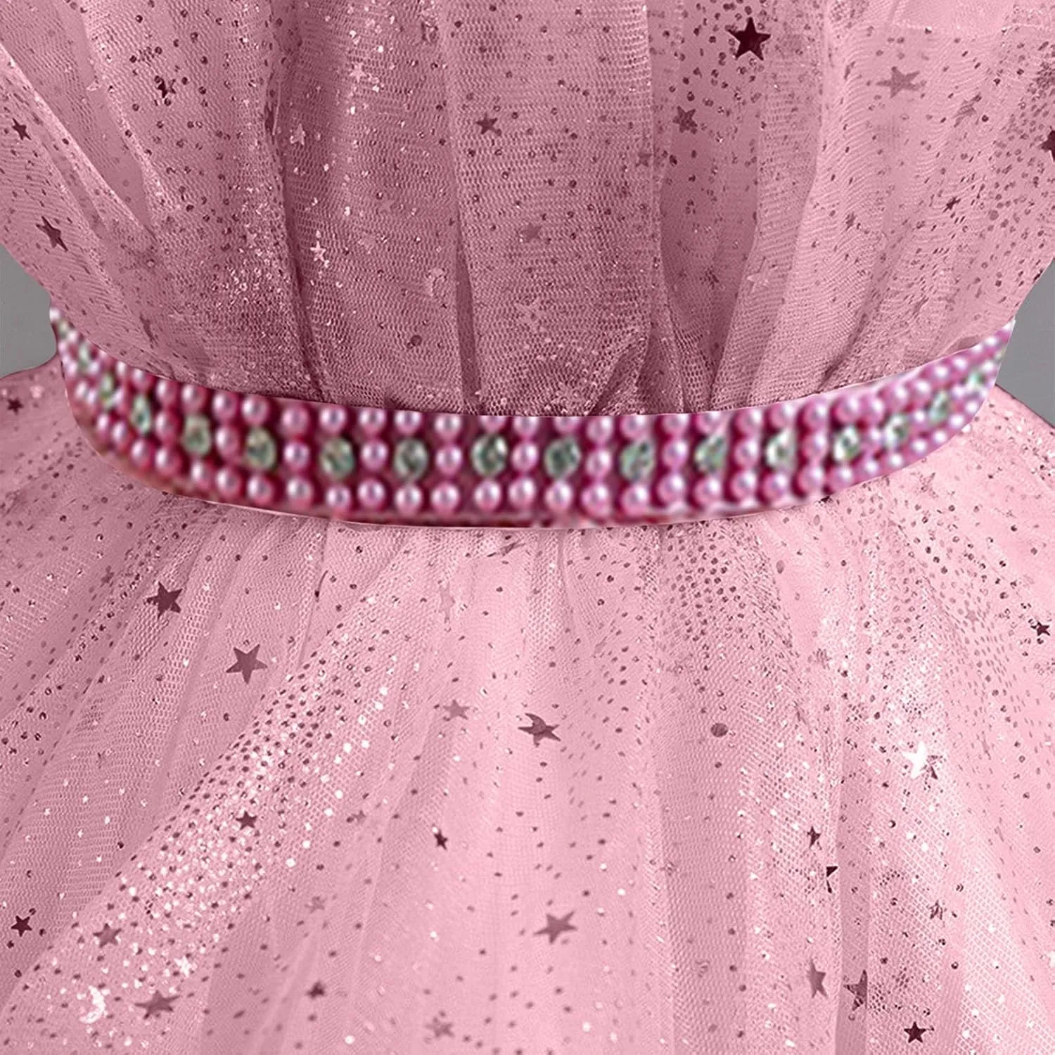 Sparkly Princess Dress for Girls Trendy Luxury Sequin Floor Length Flower Dresses Wedding Party Bridesmaid Gown 3-14T