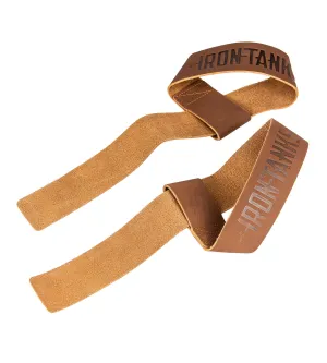 Spartan Leather Lifting Straps - Tan