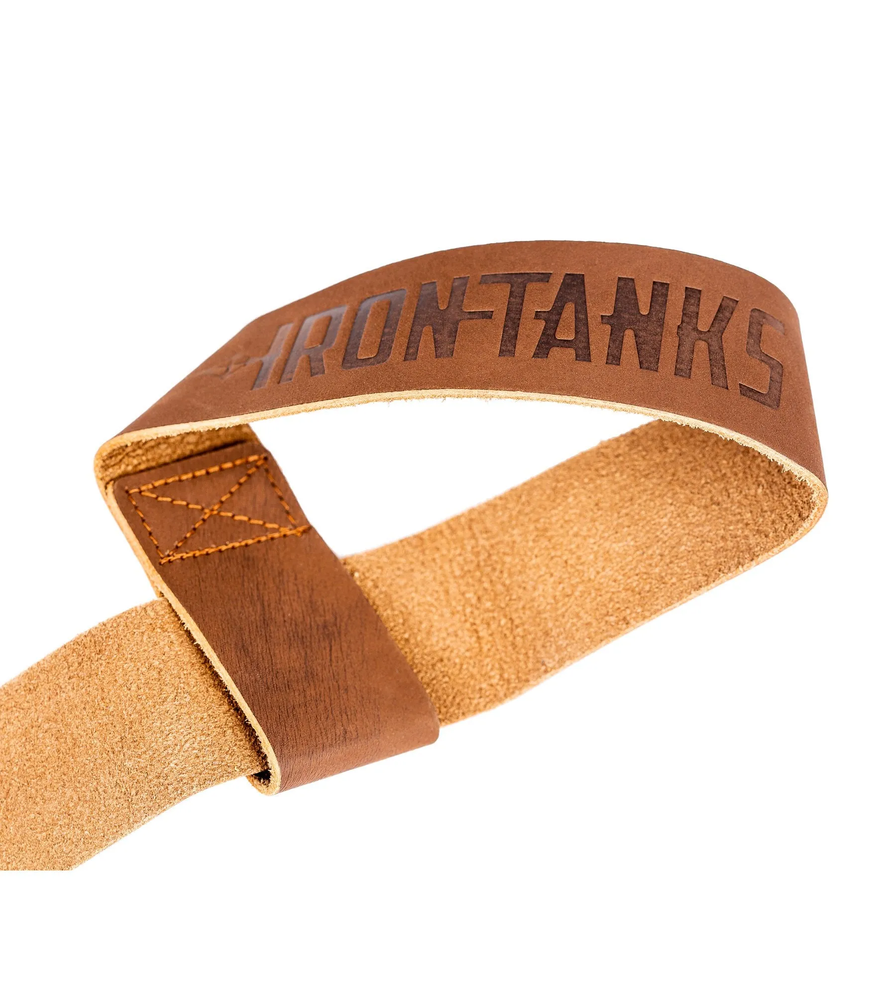 Spartan Leather Lifting Straps - Tan