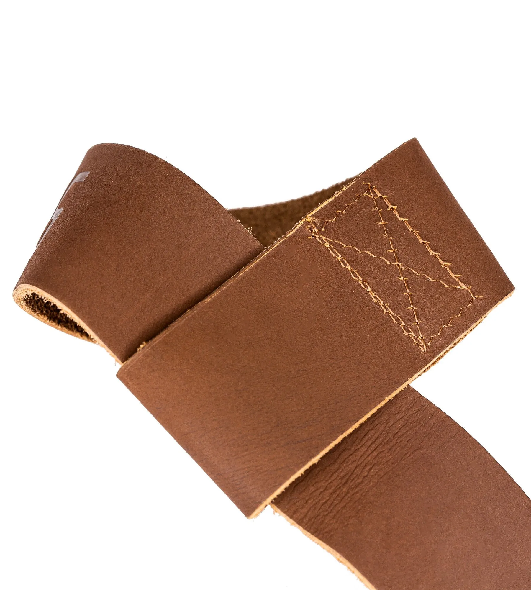 Spartan Leather Lifting Straps - Tan