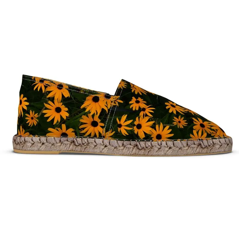 Spring Flowers Custom Art Espadrilles