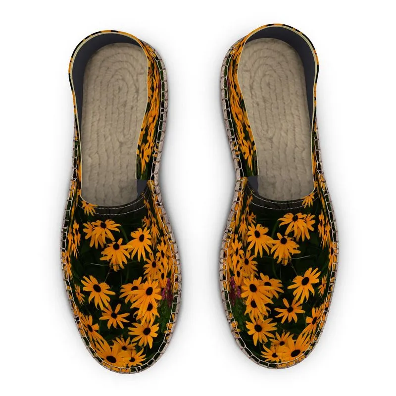Spring Flowers Custom Art Espadrilles