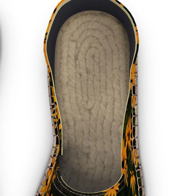 Spring Flowers Custom Art Espadrilles