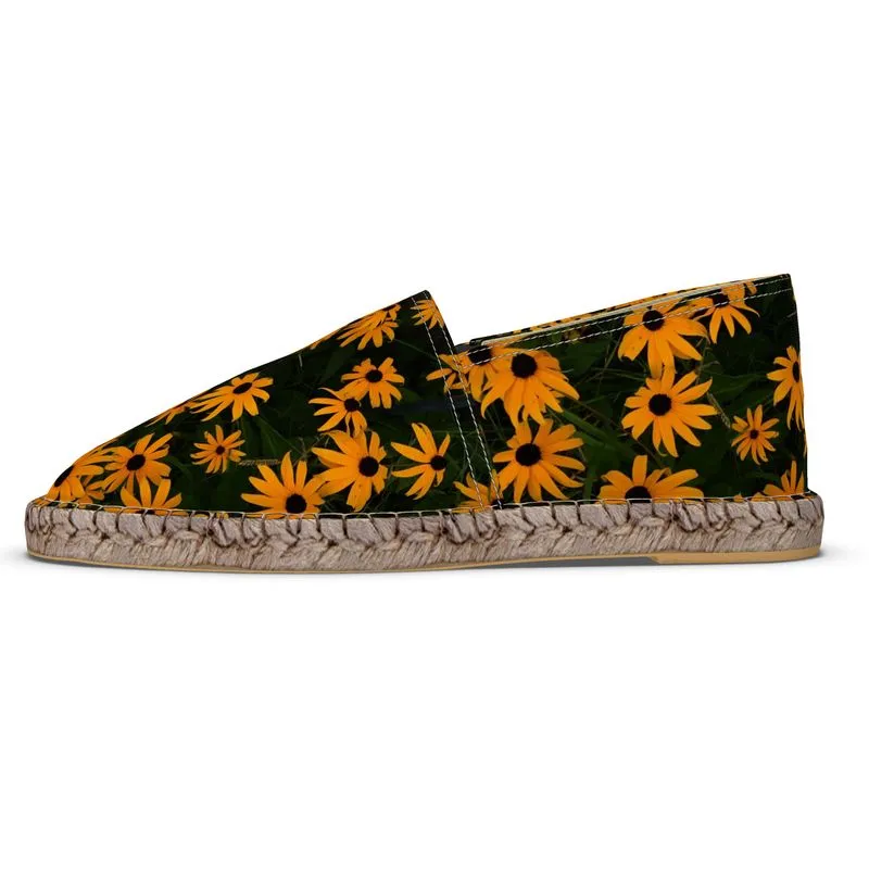Spring Flowers Custom Art Espadrilles