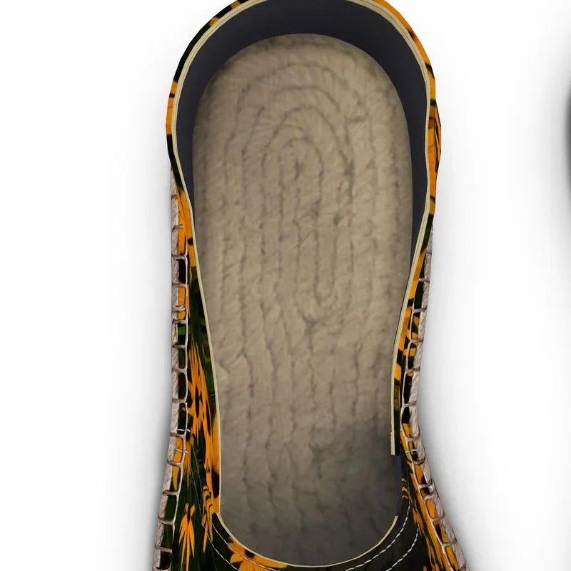 Spring Flowers Custom Art Espadrilles