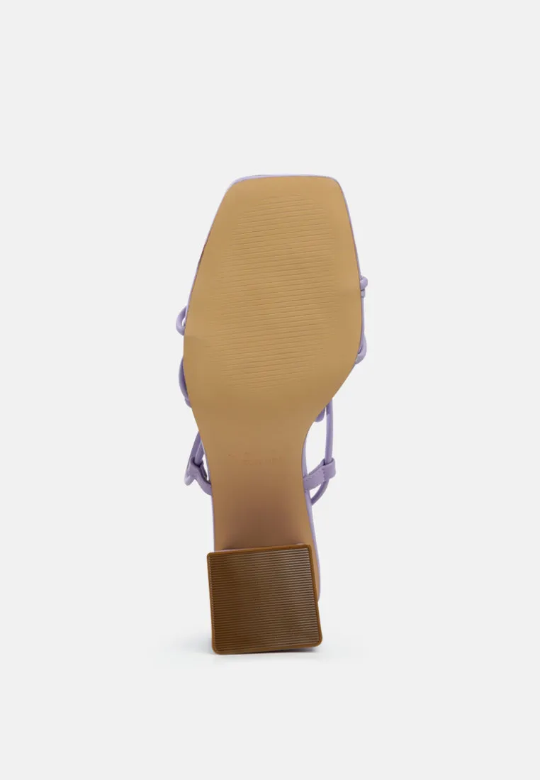 spruce tie up block heel sandals