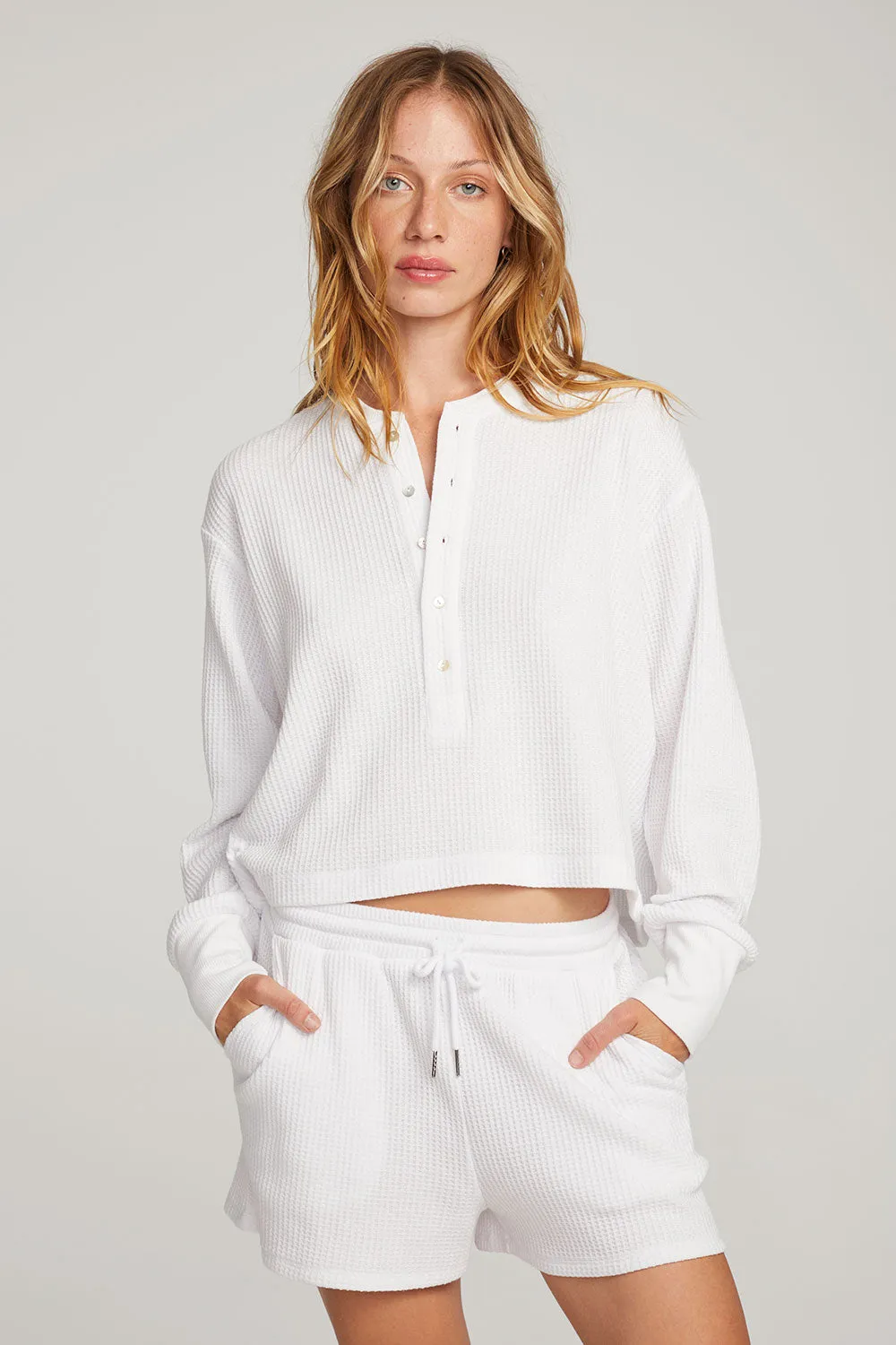 Thayne White Long Sleeve