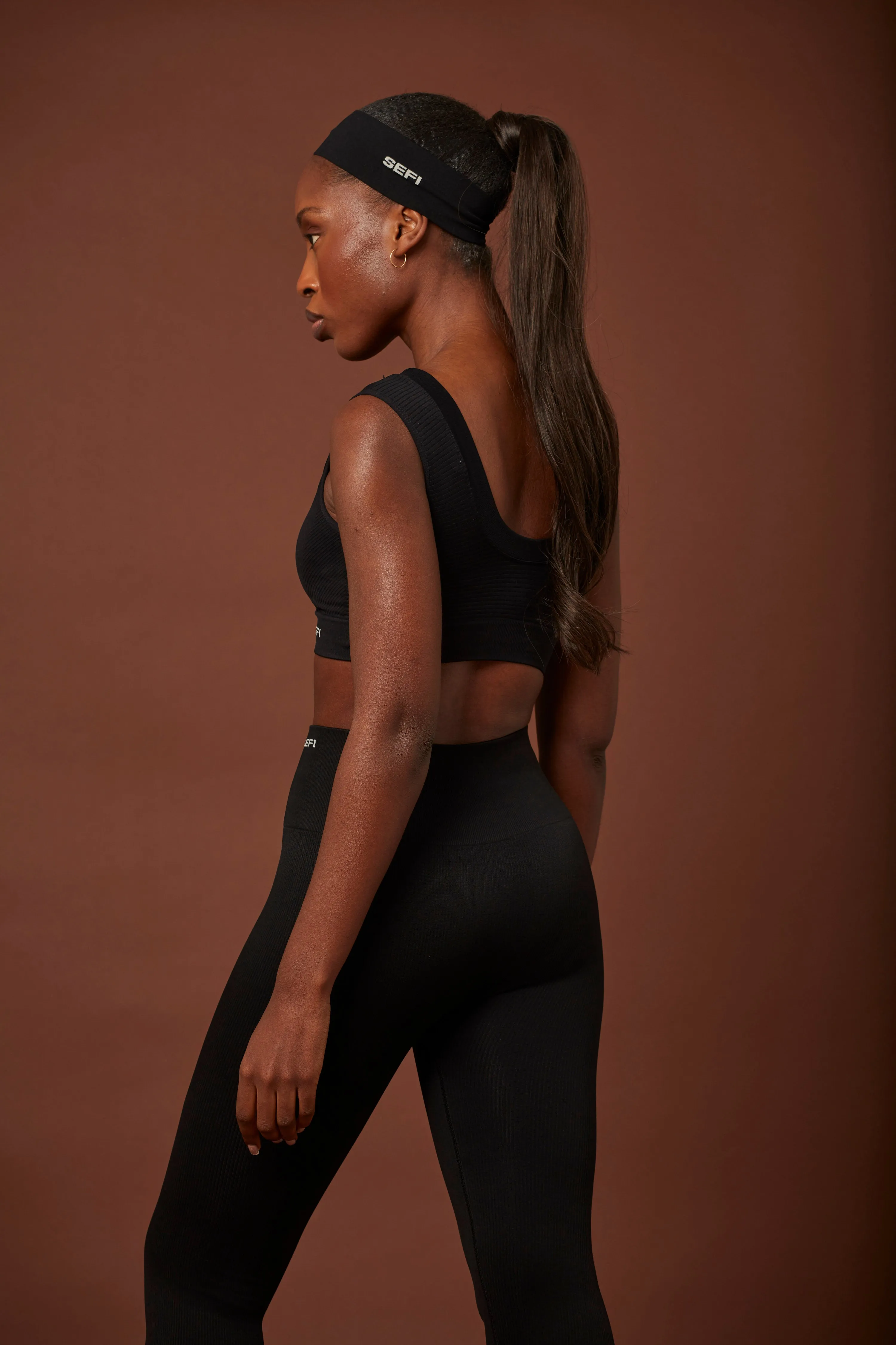 Timeless Ribbed Bra - Jet Black