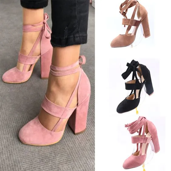 Trendy Pure Color High Heel Pumps