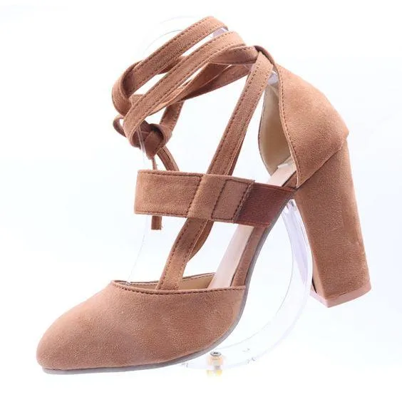 Trendy Pure Color High Heel Pumps