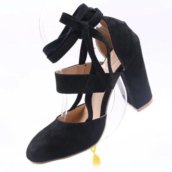 Trendy Pure Color High Heel Pumps