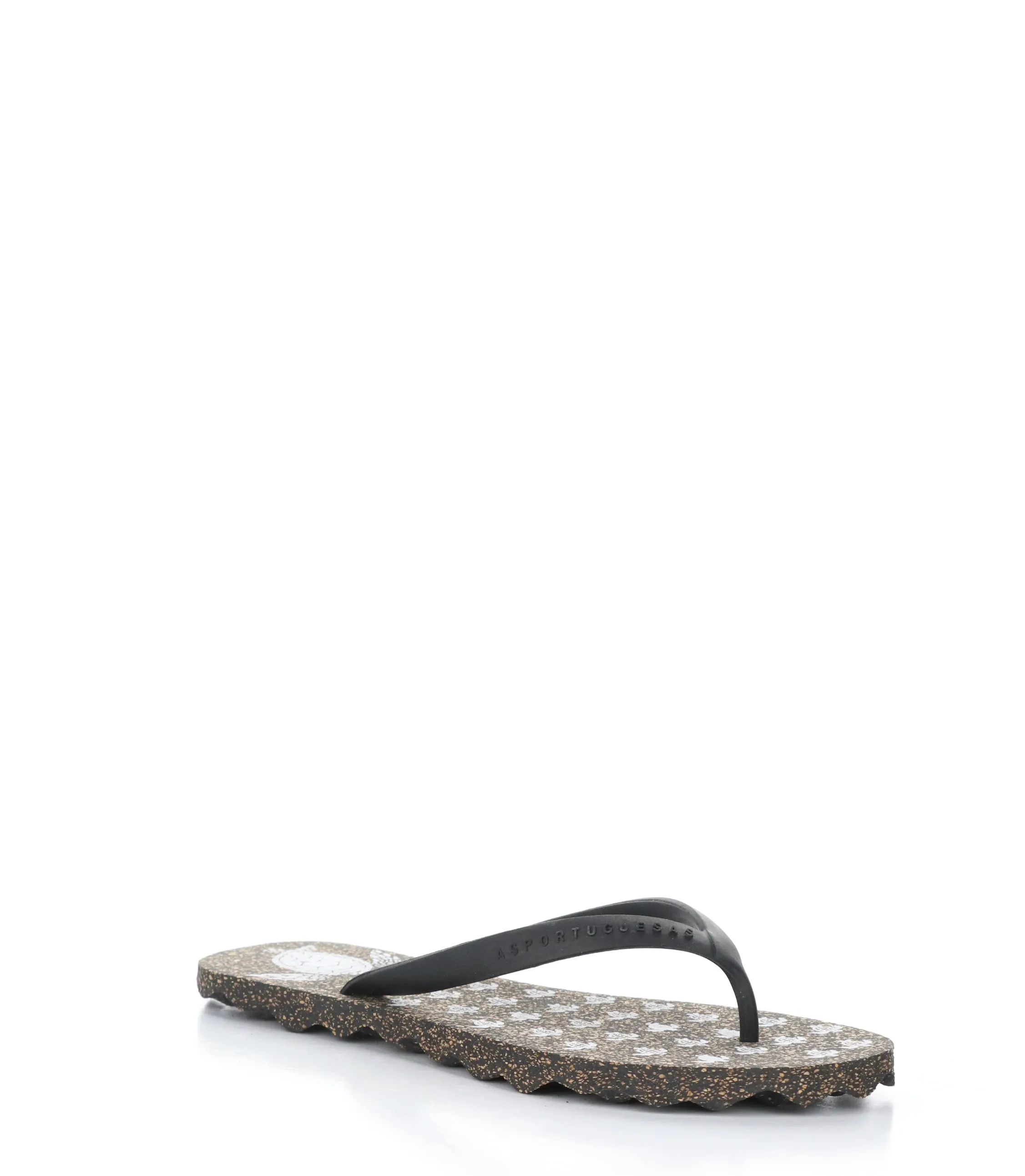 TURTLE112ASP BLACK Round Toe Shoes