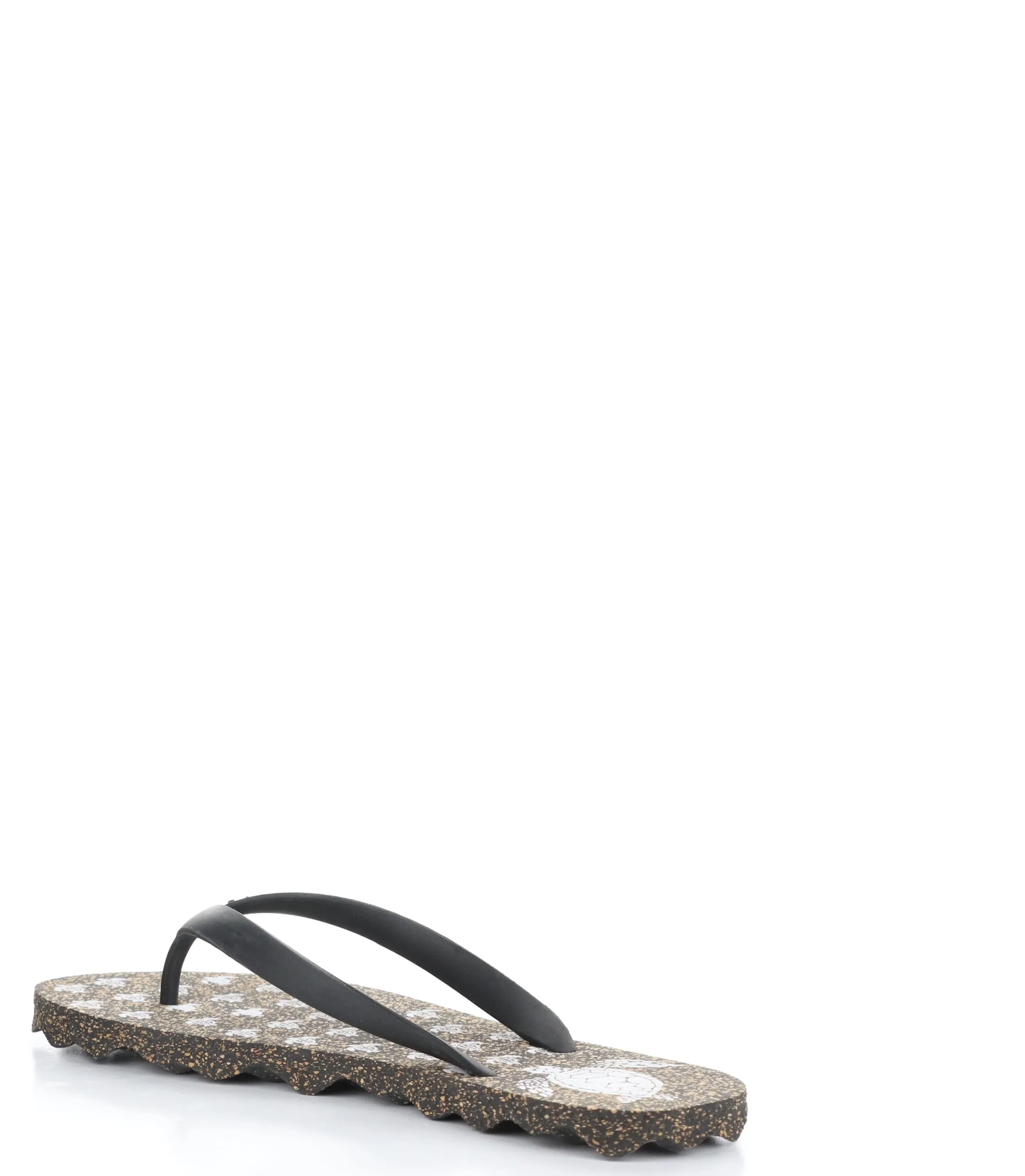 TURTLE112ASP BLACK Round Toe Shoes