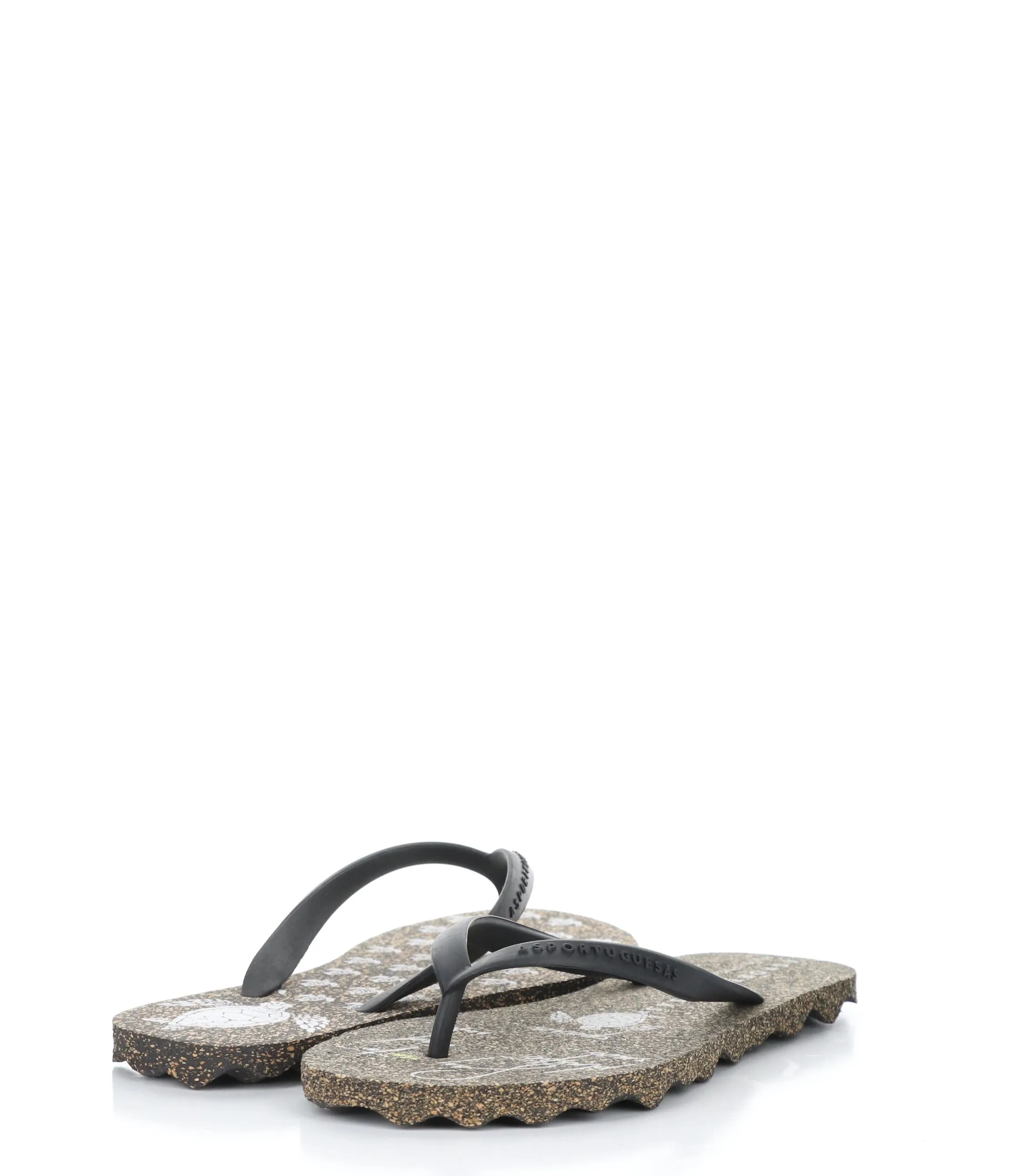 TURTLE112ASP BLACK Round Toe Shoes