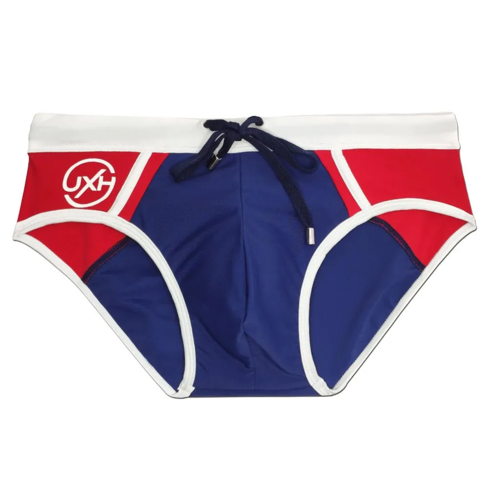 Two Color Bold Swim Briefs