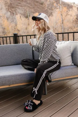 UNIVERSITY PULLOVER-BOLD & BEAUTIFUL-BLACK