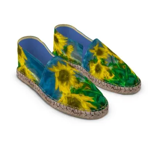 Van Gogh Sunflower Custom Espadrilles