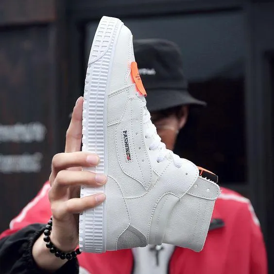 Vintage Canvas Hip hop High-top Shoes