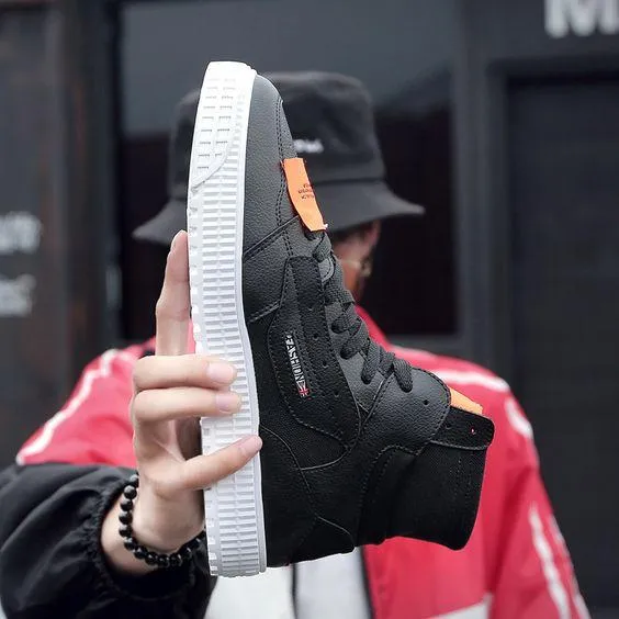 Vintage Canvas Hip hop High-top Shoes
