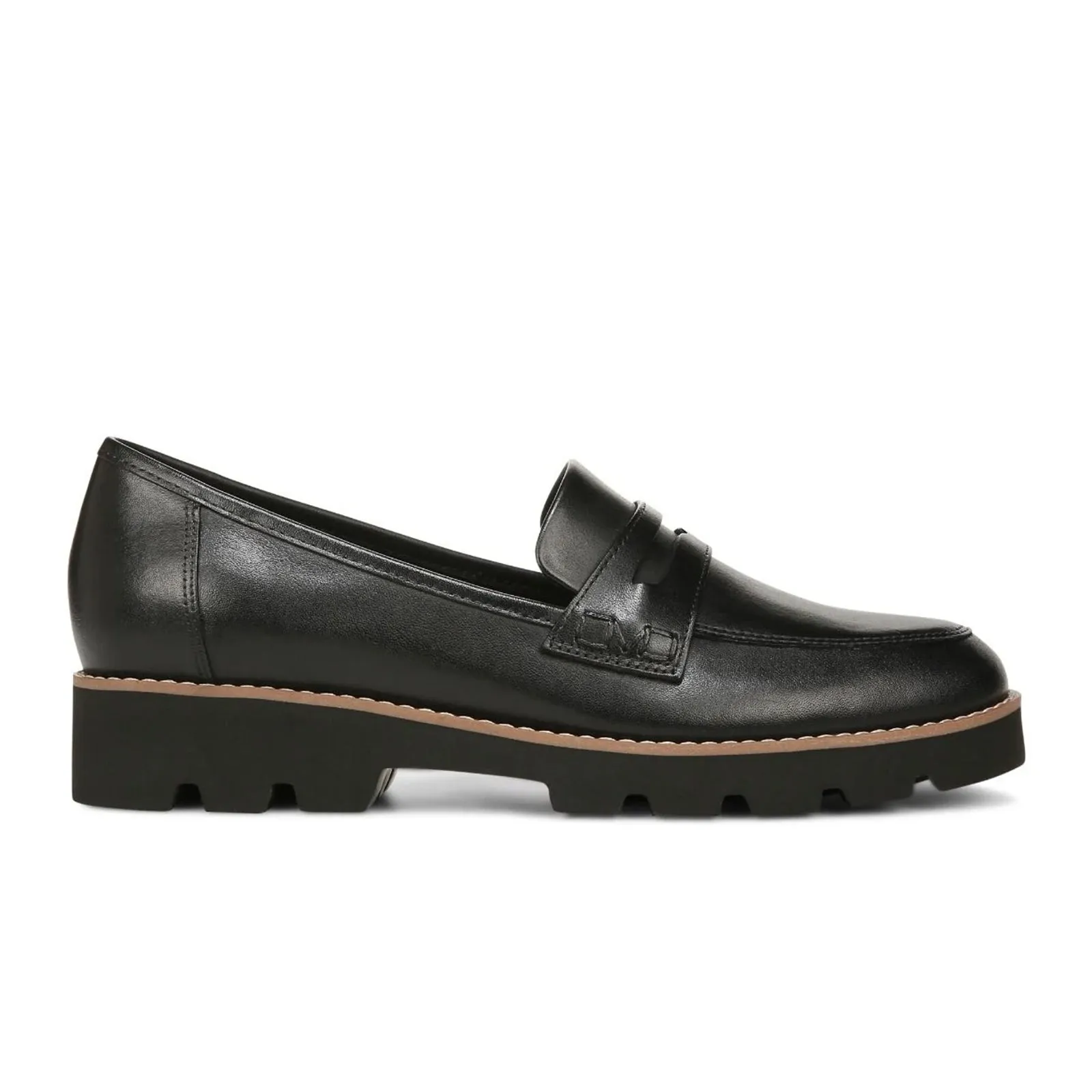 Vionic Cheryl II Loafer (Women) - Black Nappa Leather