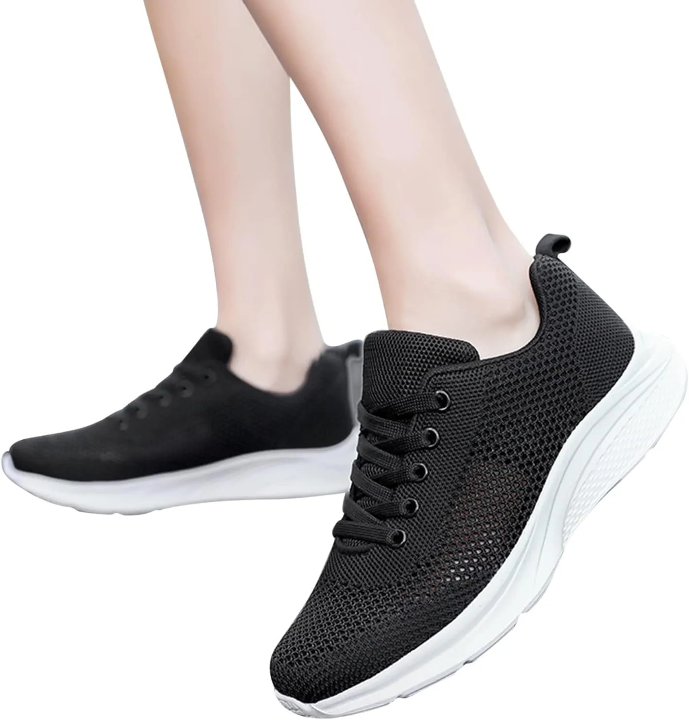 Women's Comfortable Walking Running Tennis Shoes Lace Up Womens Tennis Shoes Wide Width Men Casual Shoes Brown Sneakers Brown Tennis Shoe Trainers Shoe