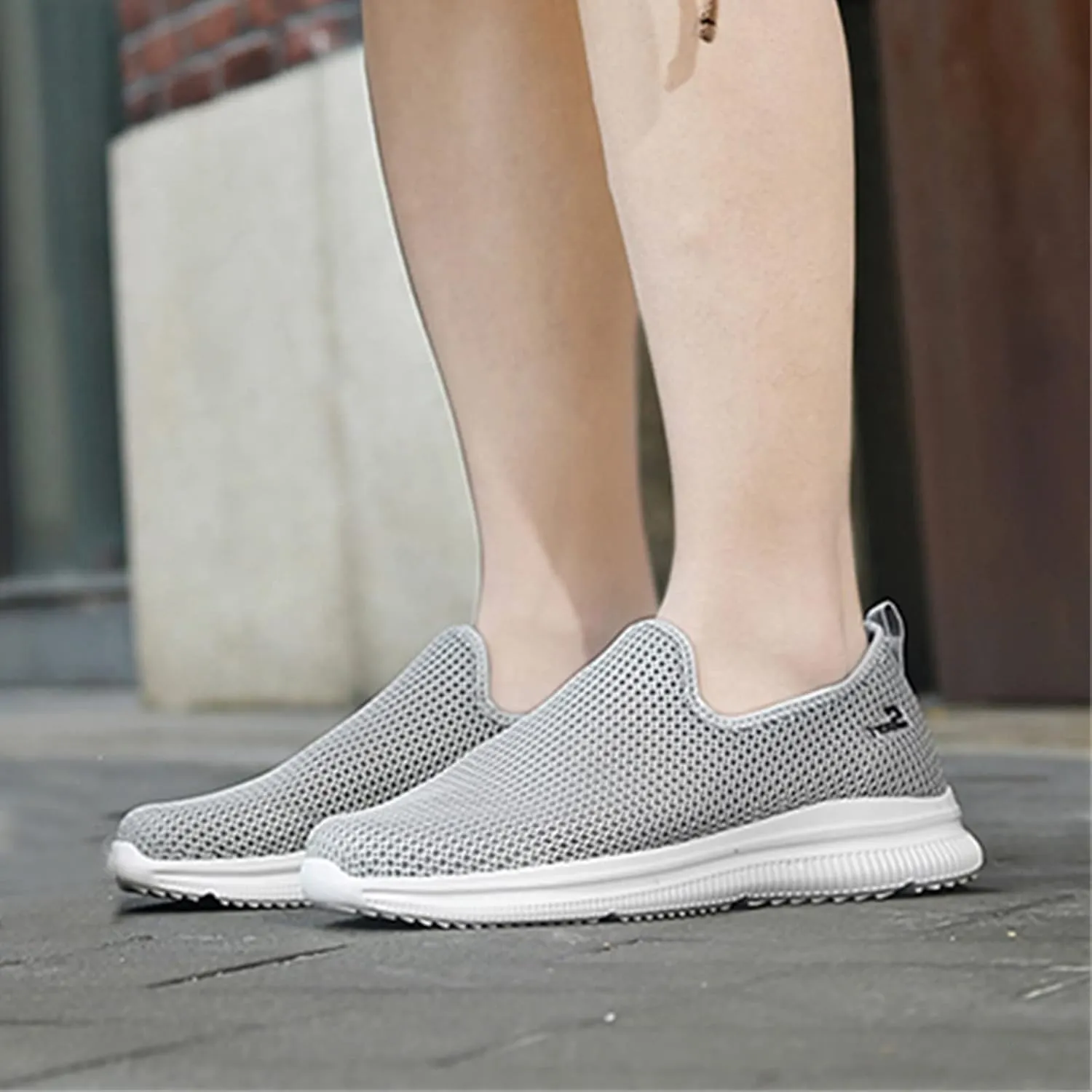 Women's Fashion Sneaker Lace Up Low Top Comfortable Walking Shoes Women Loafers Shoes Casual Womens Platform Loafers White Slip On Sneakers for Women