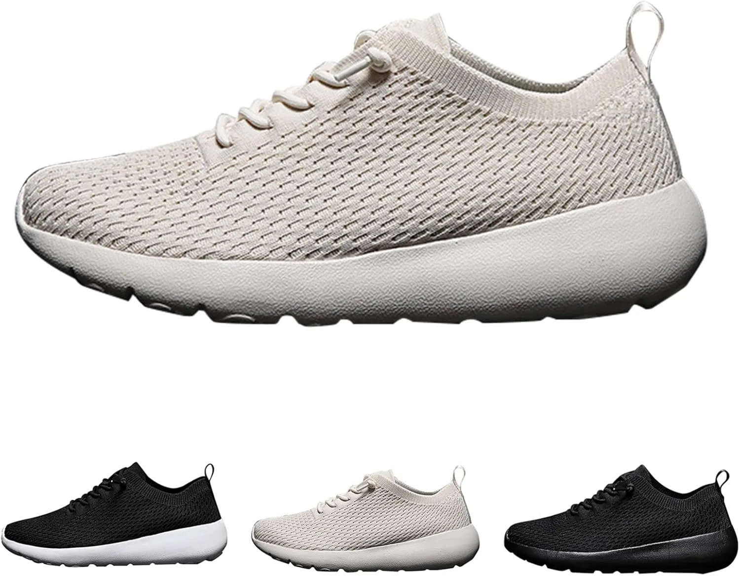 Womens Mesh Sneakers Sports Workout Gym Shoes for Running Lace Up Lightweight Breathable Cushion Sneaker with Arch Support