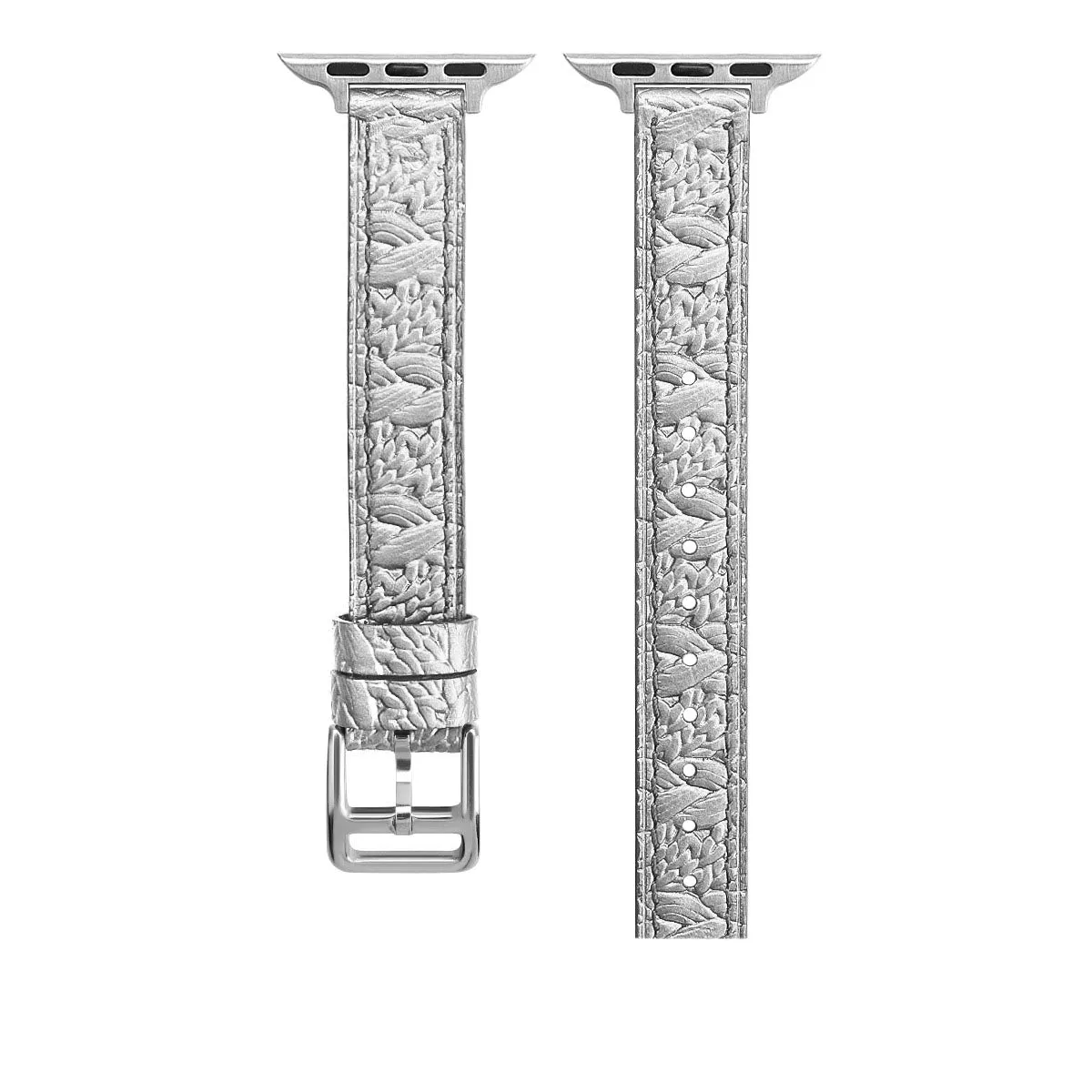 Woven twist leather Apple Watch strap W24KAW81407