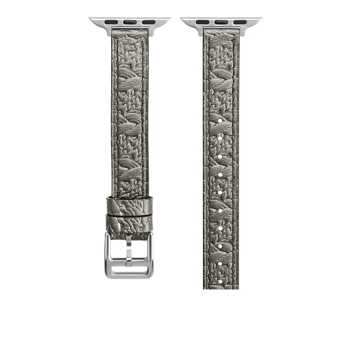 Woven twist leather Apple Watch strap W24KAW81407