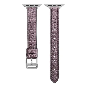 Woven twist leather Apple Watch strap W24KAW81407