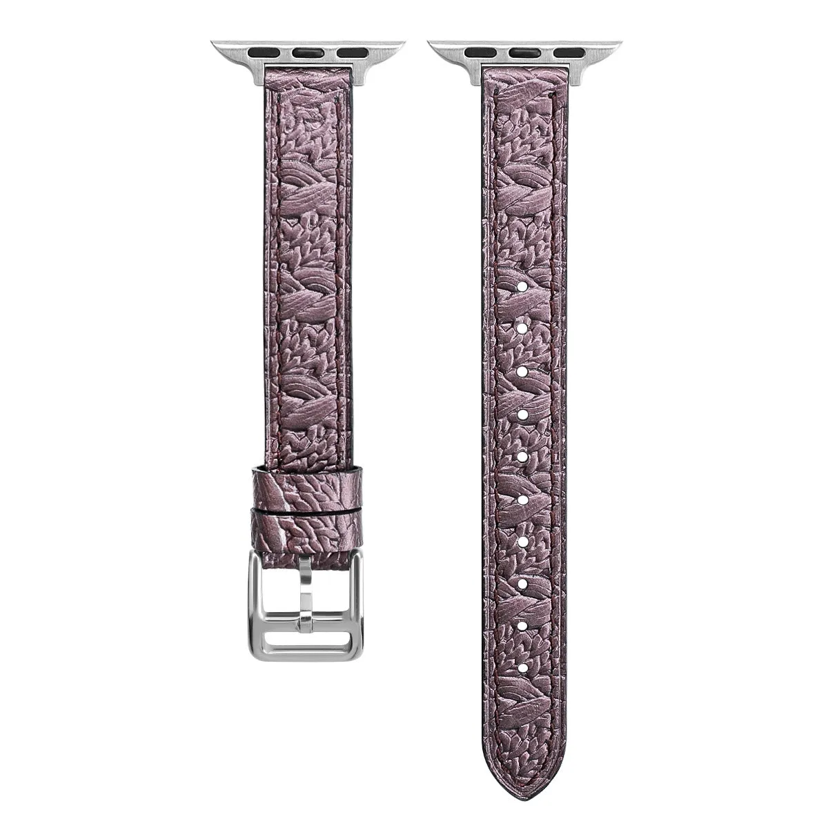 Woven twist leather Apple Watch strap W24KAW81407